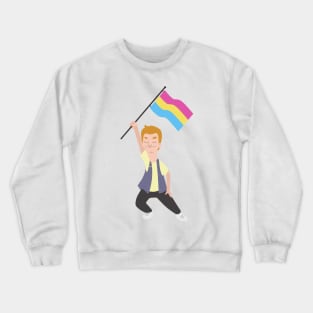 Jimmy Jr. x Pansexual Flag Crewneck Sweatshirt